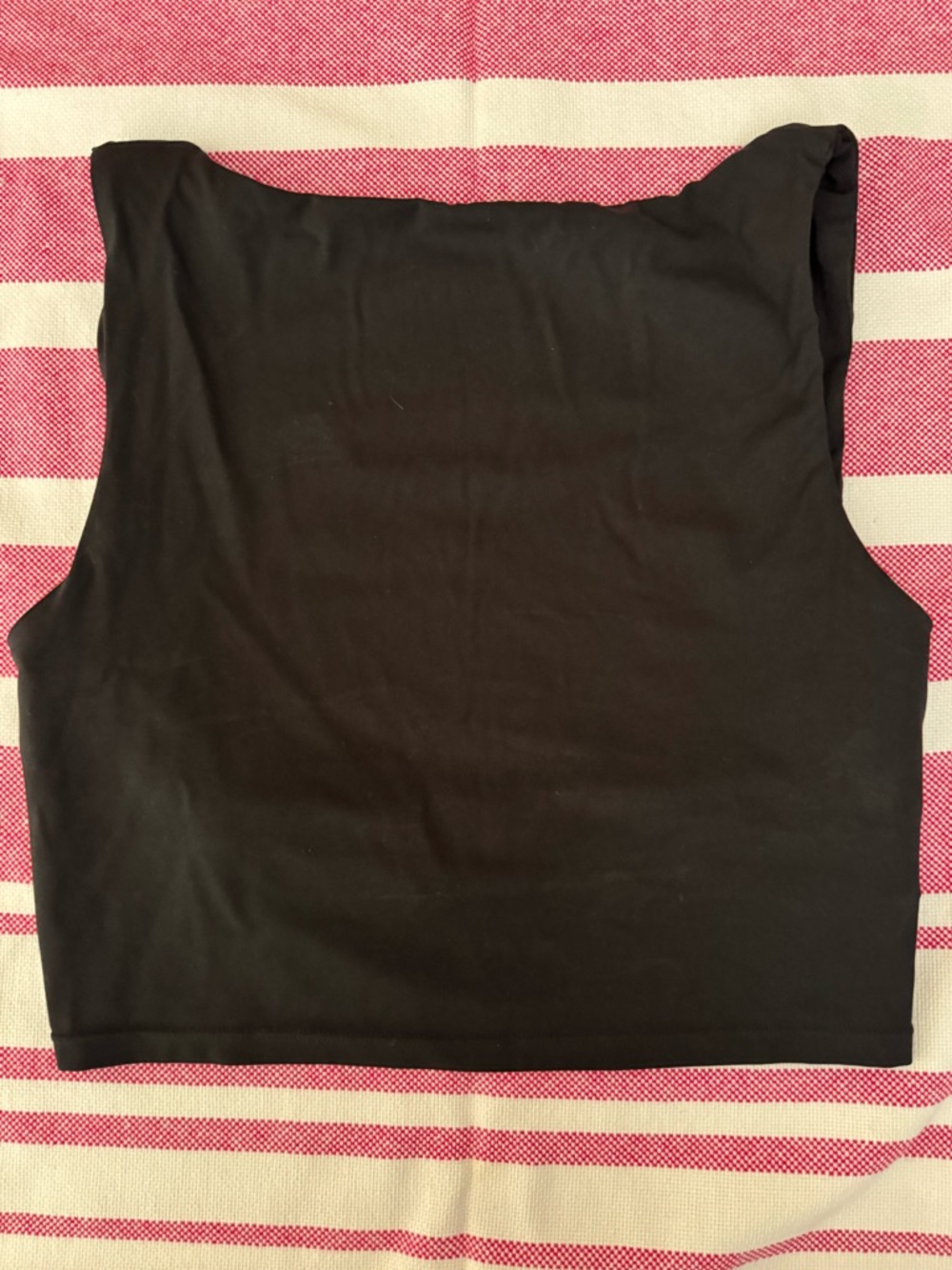 Black Women's Sleeveless Crop Top